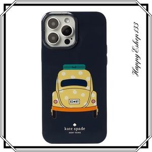 Kate spade NY Car Beep Beep IPhone 12/13 Phone Case, Black Multi